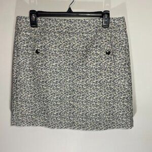 Loft Floral Pattern Skirt